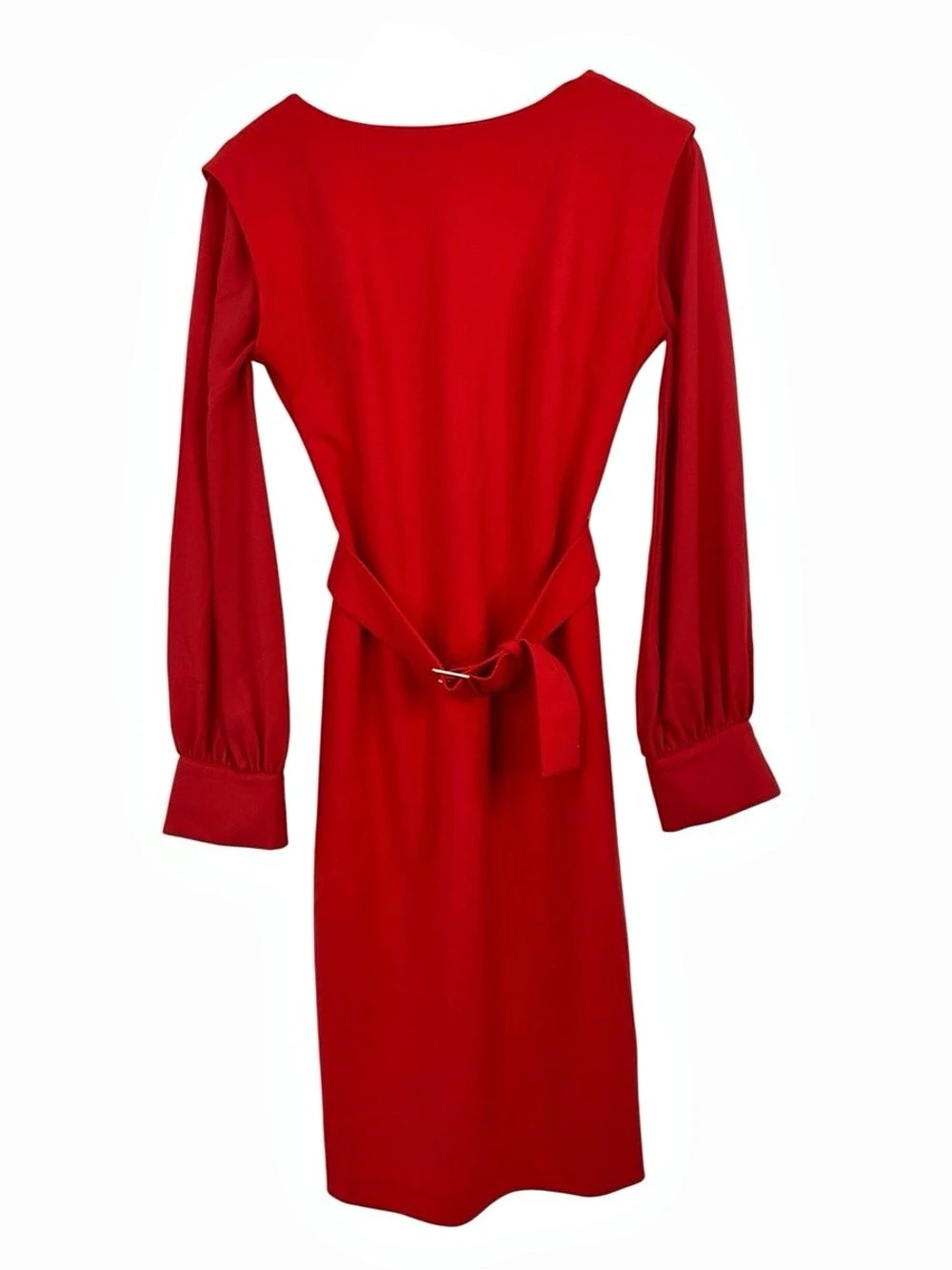 Karl Lagerfeld Paris Red Long Sleeve Mini Dress Like New
